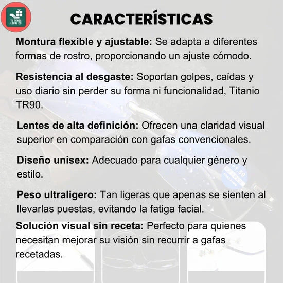 GAFAS TR90 COMPRE 1 y LLEVASE 2 GAFAS + ESTUCHES y PAÑO CORTESÍA 🎁