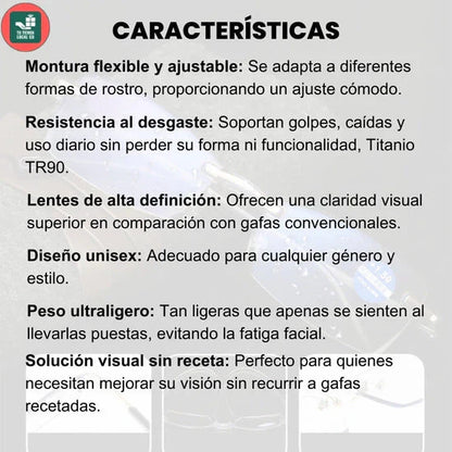 GAFAS TR90 COMPRE 1 y LLEVASE 2 GAFAS + ESTUCHES y PAÑO CORTESÍA 🎁